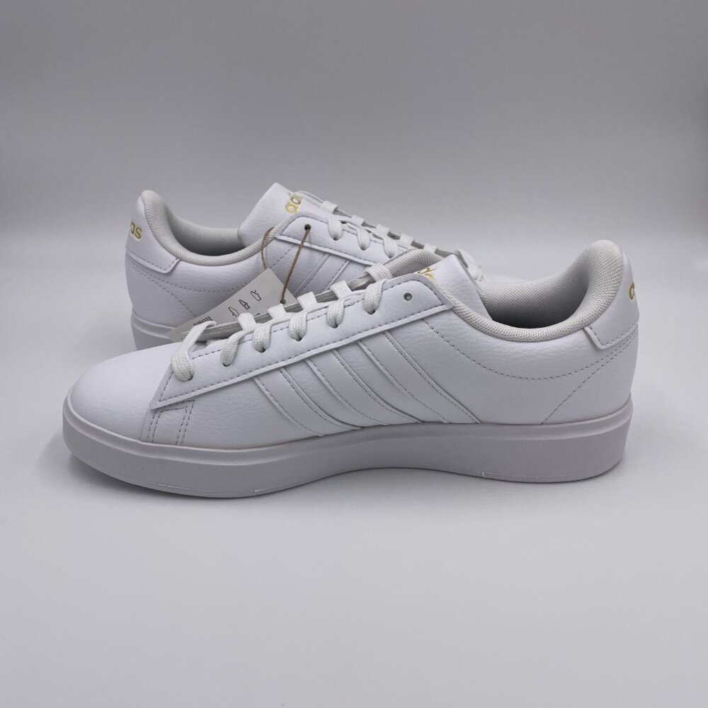 adidas Grand Court 2.0 White Women's Shoes - Picture 2 of 8